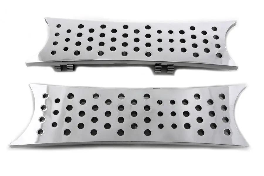 Wyatt Gatling Part 8846 Driver Chrome Shooter Footboard Set for Harley Davidson FLST by Wyatt Gatling