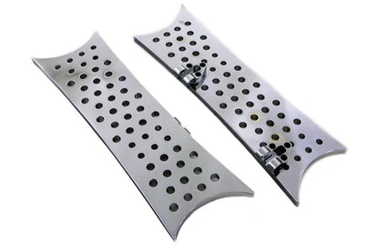 Wyatt Gatling Part 8846 Driver Chrome Shooter Footboard Set for Harley Davidson FLST by Wyatt Gatling