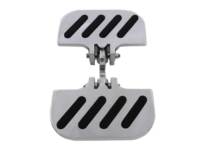 Wyatt Gatling Chrome Slot Inverted Passenger Footboard Set with Accessories by Wyatt Gatling