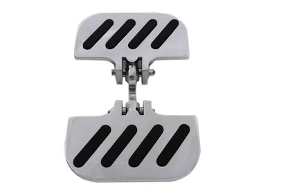 Wyatt Gatling Chrome Slot Inverted Passenger Footboard Set with Accessories by Wyatt Gatling