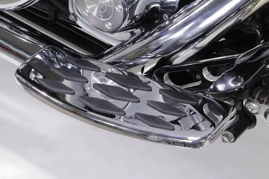 Wyatt Gatling Driver Footboard Set with Diamond Design for Harley Davidson FLT Models by Wyatt Gatling