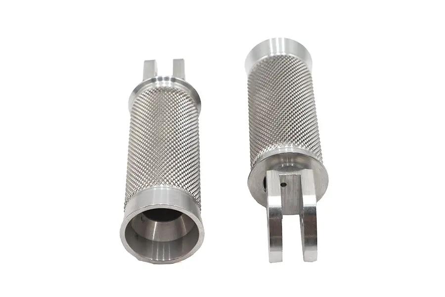 V-Twin M8 Speedster Driver Footpeg Set Polished for Harley Davidson by V-Twin
