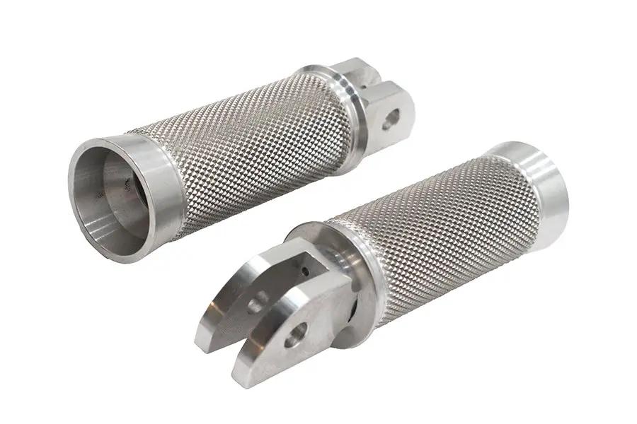 V-Twin M8 Speedster Driver Footpeg Set Polished for Harley Davidson by V-Twin