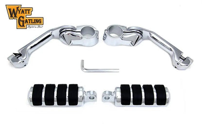 V-Twin Wyatt Gatling Cats Paw Footpeg Kit – Adjustable Highway Peg Mounting System by V-Twin