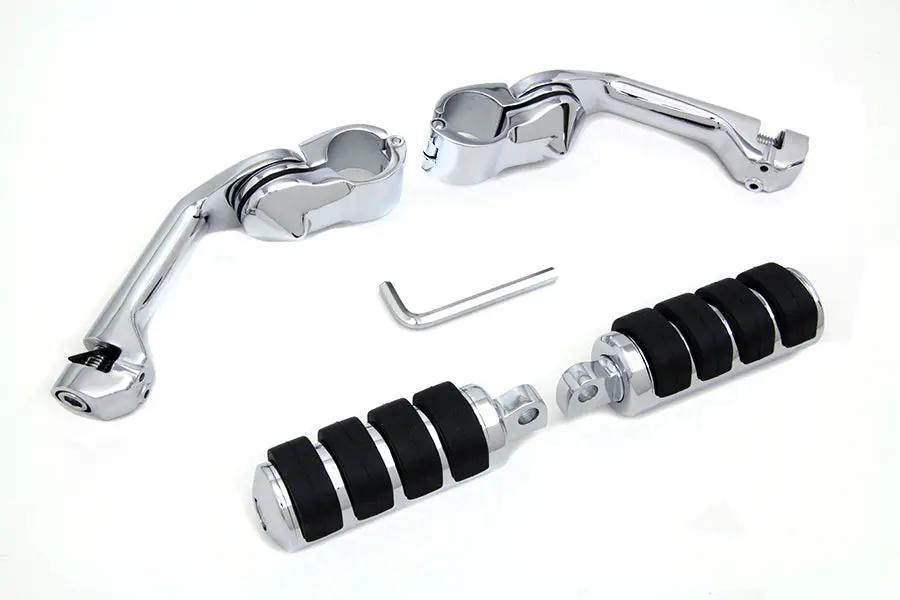 V-Twin Wyatt Gatling Cats Paw Footpeg Kit – Adjustable Highway Peg Mounting System by V-Twin
