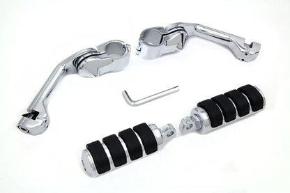 V-Twin Wyatt Gatling Cats Paw Footpeg Kit – Adjustable Highway Peg Mounting System by V-Twin