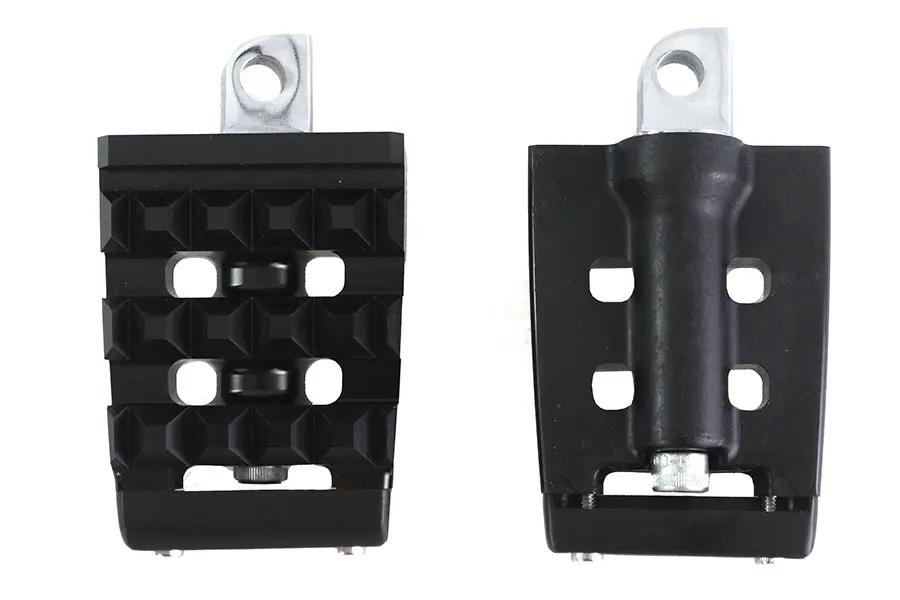 V-Twin Bronx Style Passenger Footpeg Set Black – Part Number 78940B by V-Twin