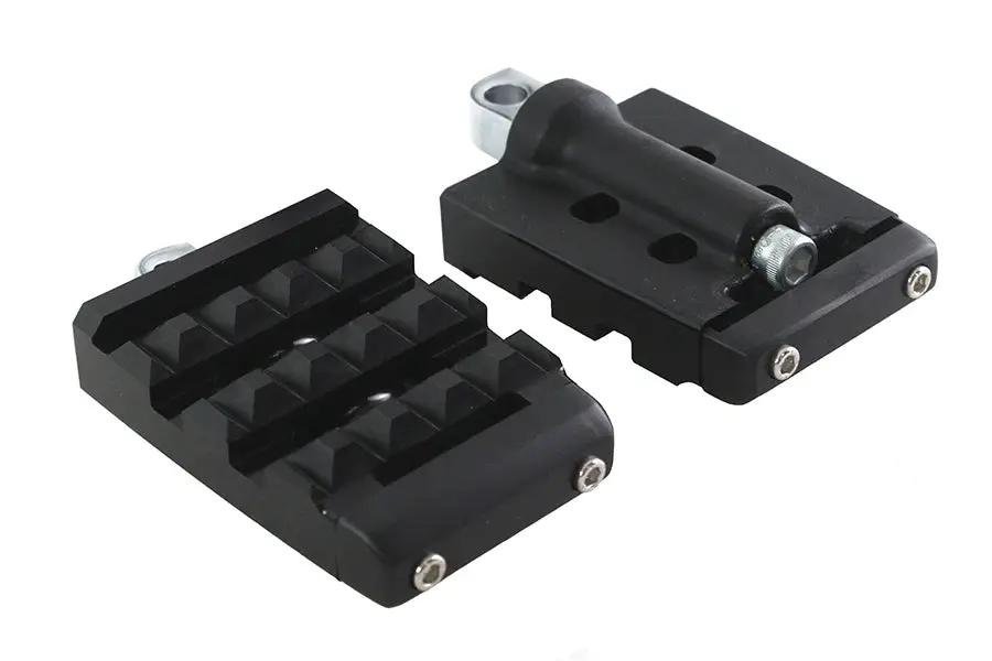 V-Twin Bronx Style Passenger Footpeg Set Black – Part Number 78940B by V-Twin