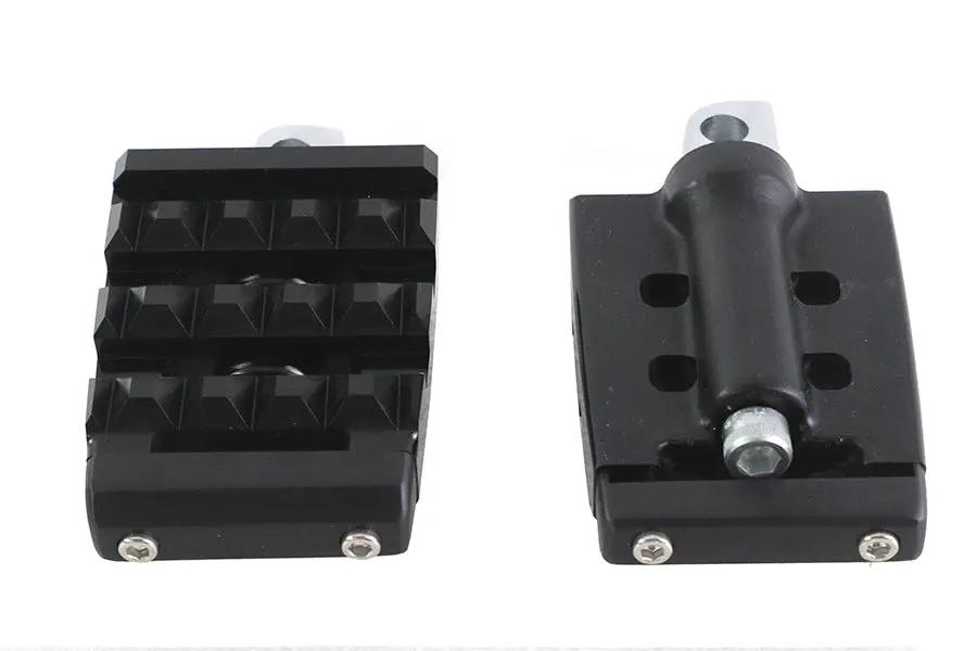 V-Twin Bronx Style Passenger Footpeg Set Black – Part Number 78940B by V-Twin