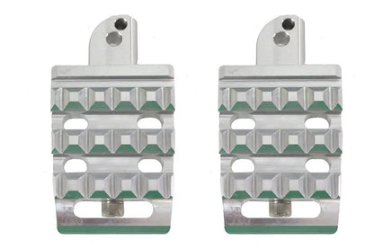 V-Twin Bronx Passenger Footpeg Set Chrome for Harley Davidson FXST and FLSB Models - Part #78941C by V-Twin