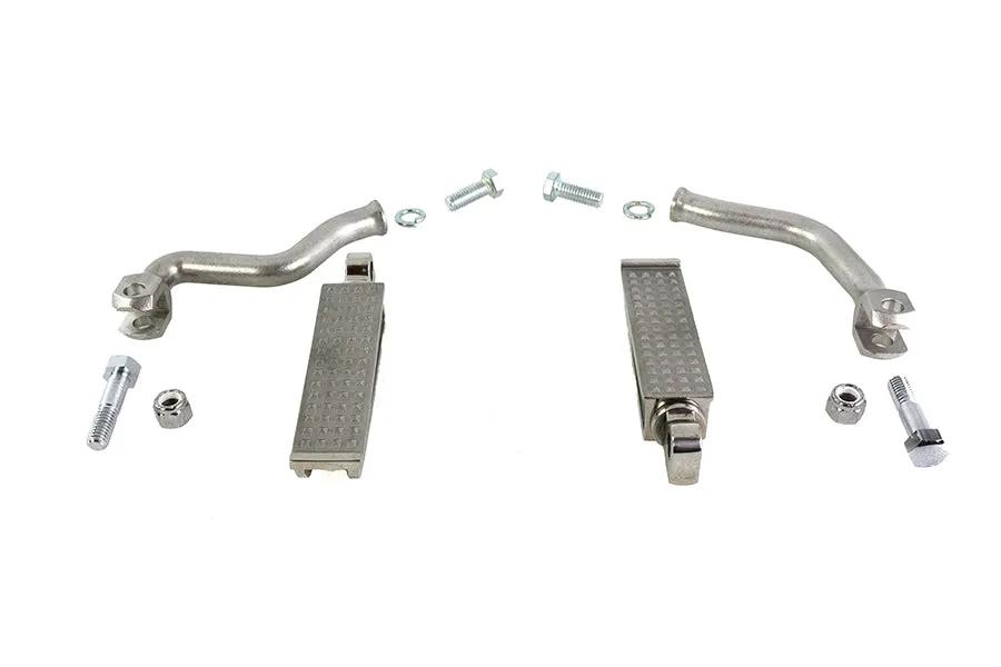 V-Twin Anderson Mid Footpeg Kit - Durable Footboard Attachment for Cruiser Bikes by V-Twin