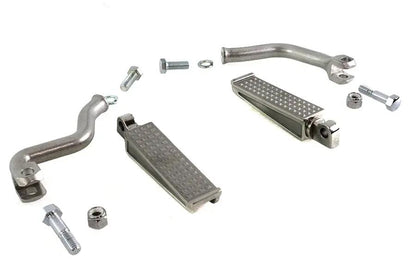 V-Twin Anderson Mid Footpeg Kit - Durable Footboard Attachment for Cruiser Bikes by V-Twin
