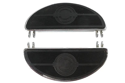 V-Twin Driver 'D' Shape Chrome Footboard Set for Harley Davidson FL (1941-1950) by V-Twin