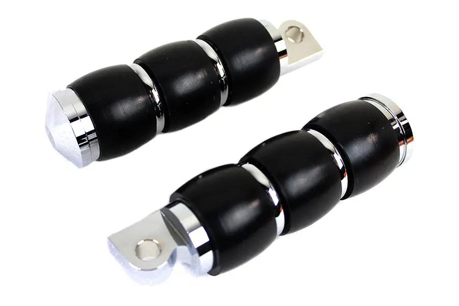 Wyatt Gatling Banded Style Soft Footpeg Set for Harley Davidson XL Models by Wyatt Gatling