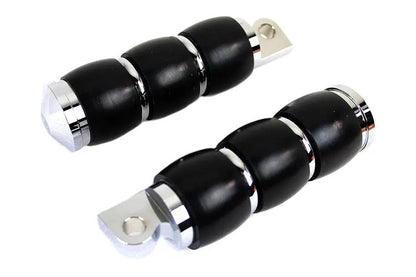 Wyatt Gatling Banded Style Soft Footpeg Set for Harley Davidson XL Models by Wyatt Gatling