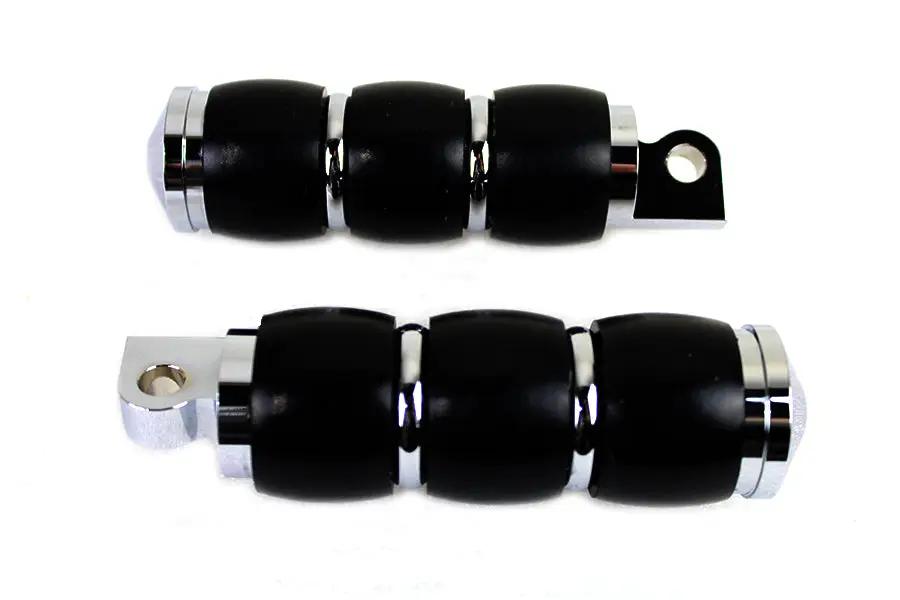 Wyatt Gatling Banded Style Soft Footpeg Set for Harley Davidson XL Models by Wyatt Gatling