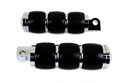 Wyatt Gatling Banded Style Soft Footpeg Set for Harley Davidson XL Models by Wyatt Gatling