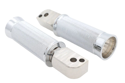 V-Twin M8 Speedster Passenger Footpeg Set Chrome for Harley Davidson Models by V-Twin