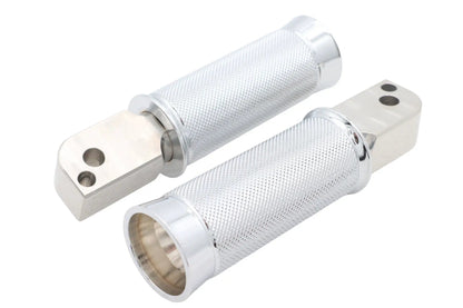V-Twin M8 Speedster Passenger Footpeg Set Chrome for Harley Davidson Models by V-Twin