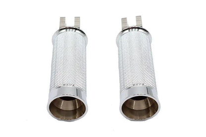V-Twin M8 Speedster Driver Footpeg Set Chrome for Harley Davidson Models by V-Twin