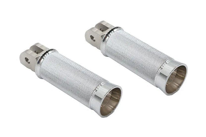 V-Twin M8 Speedster Driver Footpeg Set Chrome for Harley Davidson Models by V-Twin