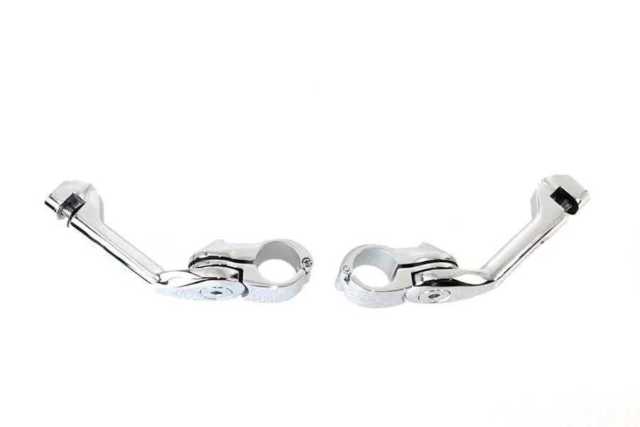 Wyatt Gatling Adjustable Long Footpeg Mount Kit Forged Alloy - Part #77433 by Wyatt Gatling