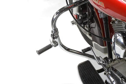 Wyatt Gatling Short Angled Footpeg Mount Kit Chrome for Harley Davidson FLT by Wyatt Gatling