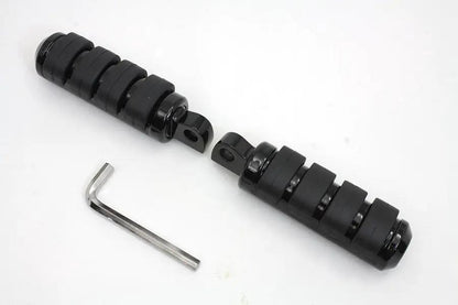 Wyatt Gatling Small Cats Paw Footpeg Set in Black - Part Number 72281BK by Wyatt Gatling
