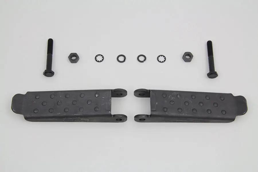 V-Twin Parkerized Combat Footpeg Set for Harley-Davidson WWII Style Riding Experience by V-Twin