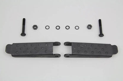 V-Twin Parkerized Combat Footpeg Set for Harley-Davidson WWII Style Riding Experience by V-Twin
