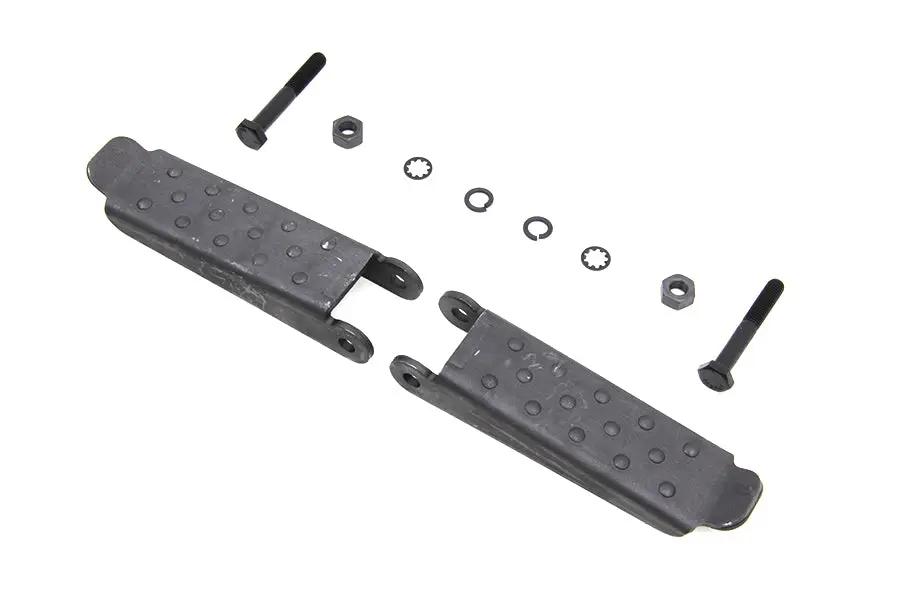 V-Twin Parkerized Combat Footpeg Set for Harley-Davidson WWII Style Riding Experience by V-Twin