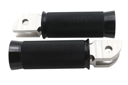 V-Twin M8 Speedster Driver Footpeg Set Black for Harley Davidson Models by V-Twin