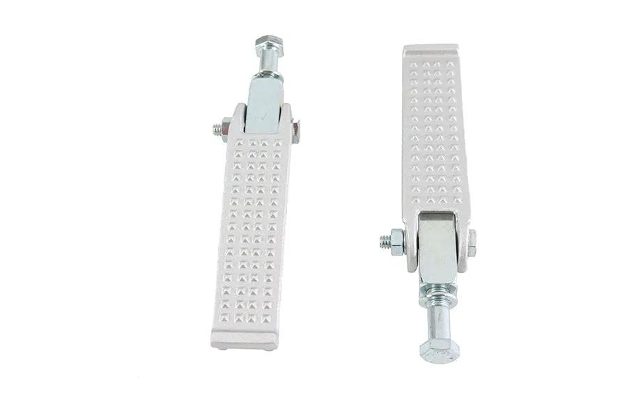 V-Twin Anderson Chopper Style Footpeg Set with Sand Cast Finish and 7/16 in Thread Mounts by V-Twin