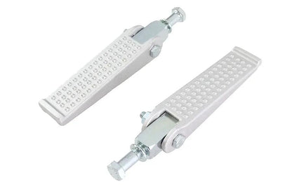 V-Twin Anderson Chopper Style Footpeg Set with Sand Cast Finish and 7/16 in Thread Mounts by V-Twin