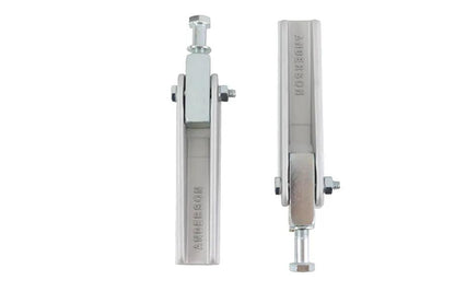 V-Twin Anderson Chopper Style Footpeg Set with Sand Cast Finish and 7/16 in Thread Mounts by V-Twin