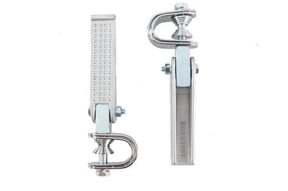 V-Twin Anderson Clamp on Footpeg Set - Chopper Style with Sand Cast Finish by V-Twin