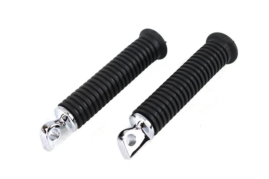 Wyatt Gatling Part 17-0441 Rubber Style Extended Footpeg Set for Harley-Davidson Motorcycles by Wyatt Gatling
