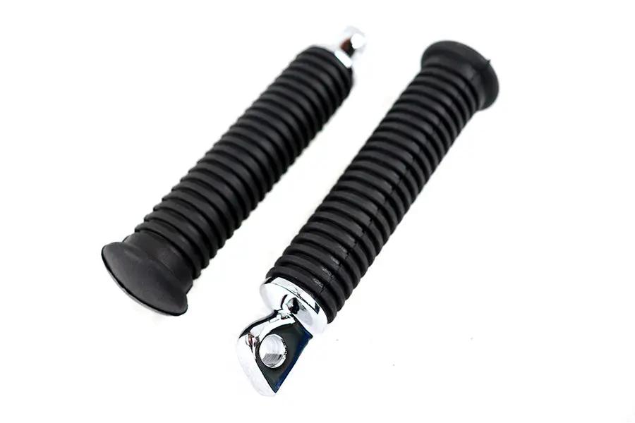 Wyatt Gatling Part 17-0441 Rubber Style Extended Footpeg Set for Harley-Davidson Motorcycles by Wyatt Gatling