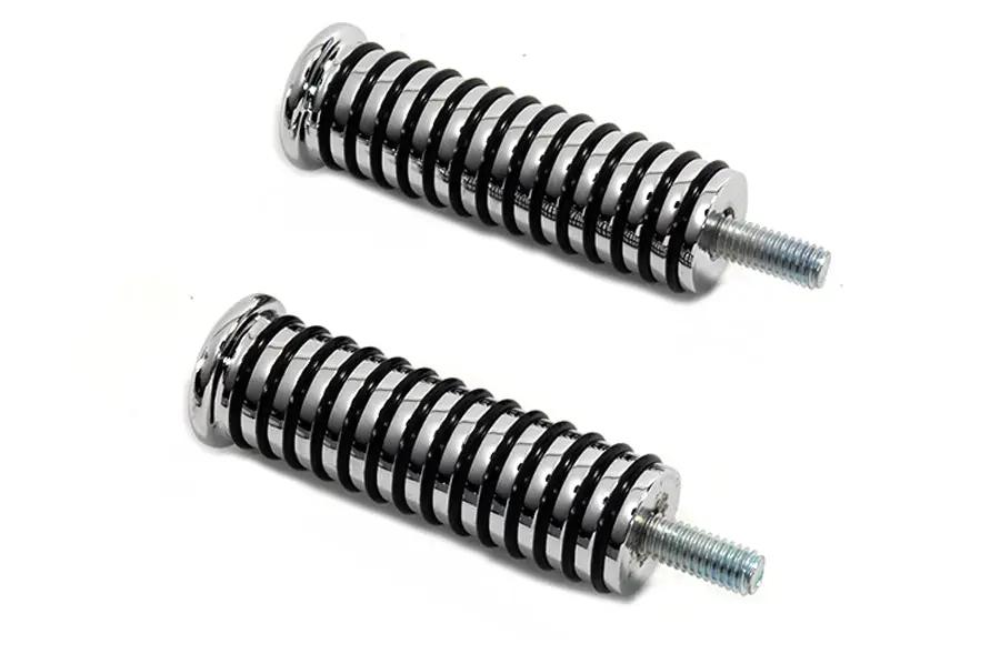 V-Twin Chrome Brake and Shifter Peg Set with 3/8 Inch Threaded Stud - Model 27-1520 by V-Twin