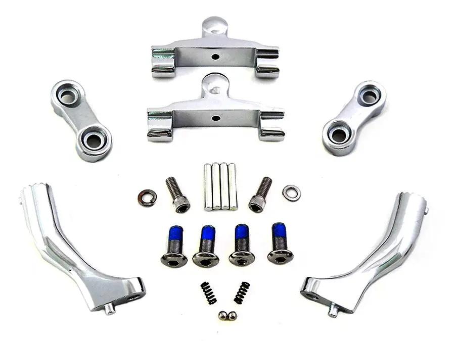 Wyatt Gatling Adjustable Passenger Footboard Mount Set for Harley Davidson FLT 1993-2002 by Wyatt Gatling