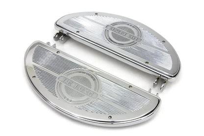 V-Twin Half Moon Footboard Set Chrome for Harley Davidson EL (1936-1945) by V-Twin