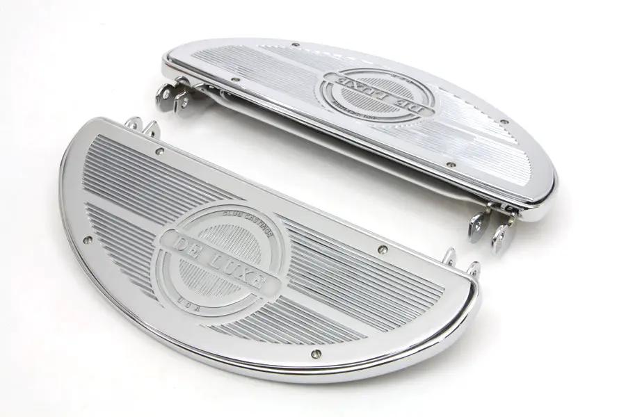 V-Twin Half Moon Footboard Set Chrome for Harley Davidson EL (1936-1945) by V-Twin