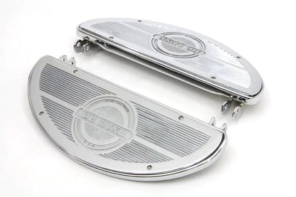 V-Twin Half Moon Footboard Set Chrome for Harley Davidson EL (1936-1945) by V-Twin