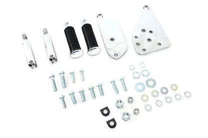 V-Twin Chrome Highway Bar Kit with Stock Footpeg for Harley Davidson Fx 1971-1980 by V-Twin