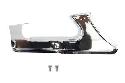 Wyatt Gatling Chrome Rear Belt Guard Lower Part #71366 for Harley Davidson FXR Models by Wyatt Gatling