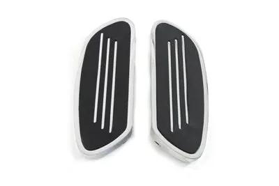 Wyatt Gatling Chrome Passenger Footboard Set for Harley Davidson FLT 1993-2002 by Wyatt Gatling
