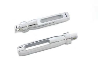 Wyatt Gatling Billet Slotted Style Footpeg Set for Harley Davidson FXST (1986-1995) by Wyatt Gatling