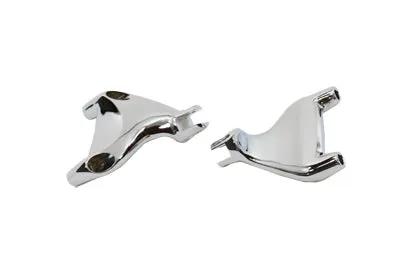 V-Twin Chrome Passenger Footpeg Bracket Set for Harley Davidson XLH (2004-2013) by V-Twin