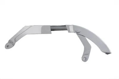 Wyatt Gatling Chrome Rear Belt Guard Upper for Harley Davidson FXR (1987-1994) by Wyatt Gatling