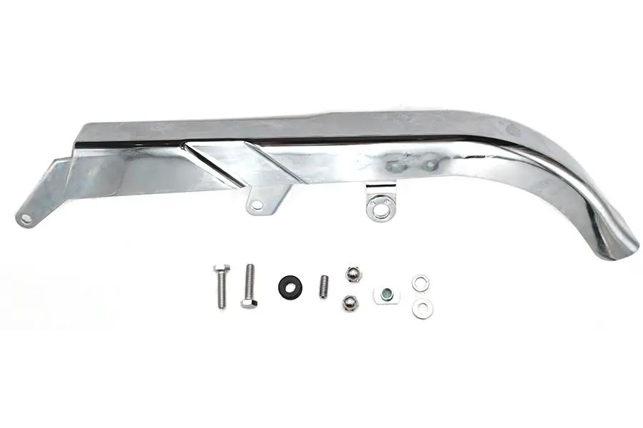 V-Twin Chrome Rear Belt Guard Upper for Harley Davidson FXST (Models 1986-1995) by V-Twin